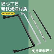 批发a柱服装店上墙架正挂侧挂壁挂式不锈钢a柱0.6米a柱置物架侧挂