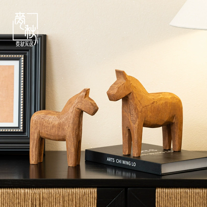 Ретро-качалка из керамики в стиле ваби-саби, японское ремесленное изделие, украшение для дома, украшение для витрины, украшение для стола.