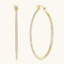 S925纯银耳环【清仓包邮】满天星莫桑石耳环夸张欧美跨境高级耳饰