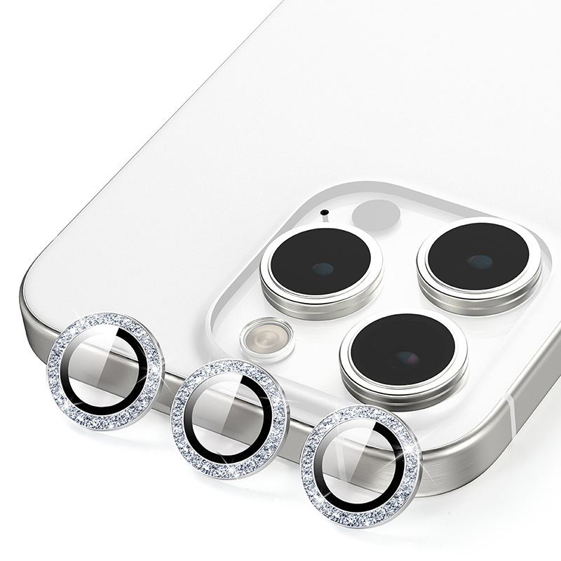 Apple 17 模造オリジナルフラッシュダイヤモンドメタルレンズフィルム IP17ProMaxIP17Air レンズ保護フィルムに適しています。|undefined