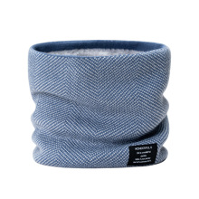 新款冬季加绒保暖脖套男户外套头加厚防风针织围脖女亚马逊现货