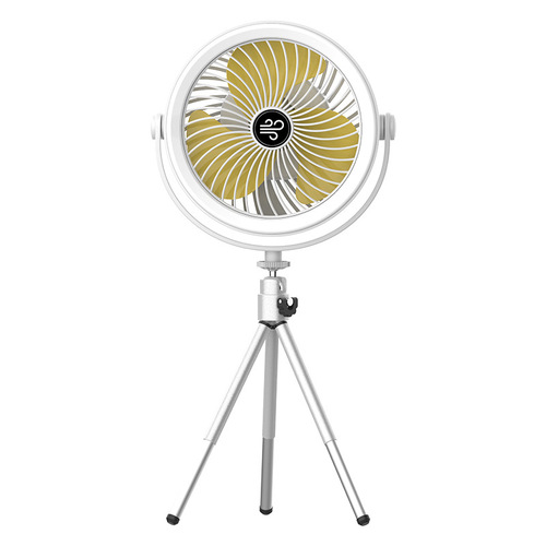 Summer new air circulation fan large air volume household folding fan humidification outdoor electric fan handheld table lamp