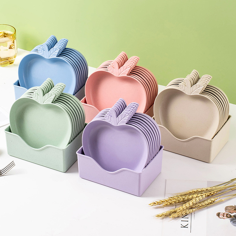 Bone Spit Dish Home Creative Cute Dining Table Vegetable Bone Dish Fruit Plate Garbage Plate Plastic Small Plate With Base