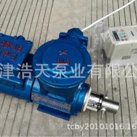 变频防爆磁力齿轮泵TDCCB 甲醇 乙醇 酒精 化工原料计量齿轮泵