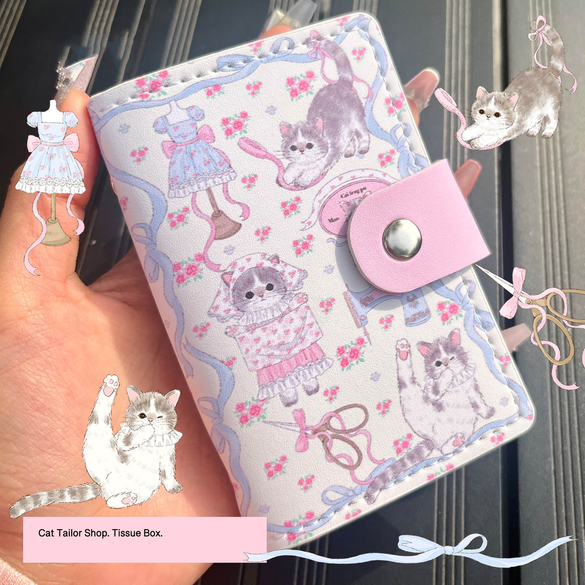 Bolsa de tarjetas para mujeres compacta multi-tarjeta de gran capacidad licencia de conducir licencia de conducir personalidad encantadora bolsa de cambio bolsa al por mayor