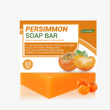 跨境外贸PERSIMMON SOAP柿子皂洗澡手工皂沐浴清洁肥皂异味香皂
