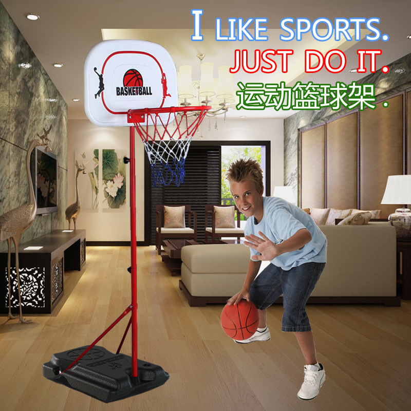 Al aire libre del marco de tiro de los niños al aire libre soporte de baloncesto del hogar ajustable de baloncesto 4-6-8-10 años de edad juguetes de la juventud