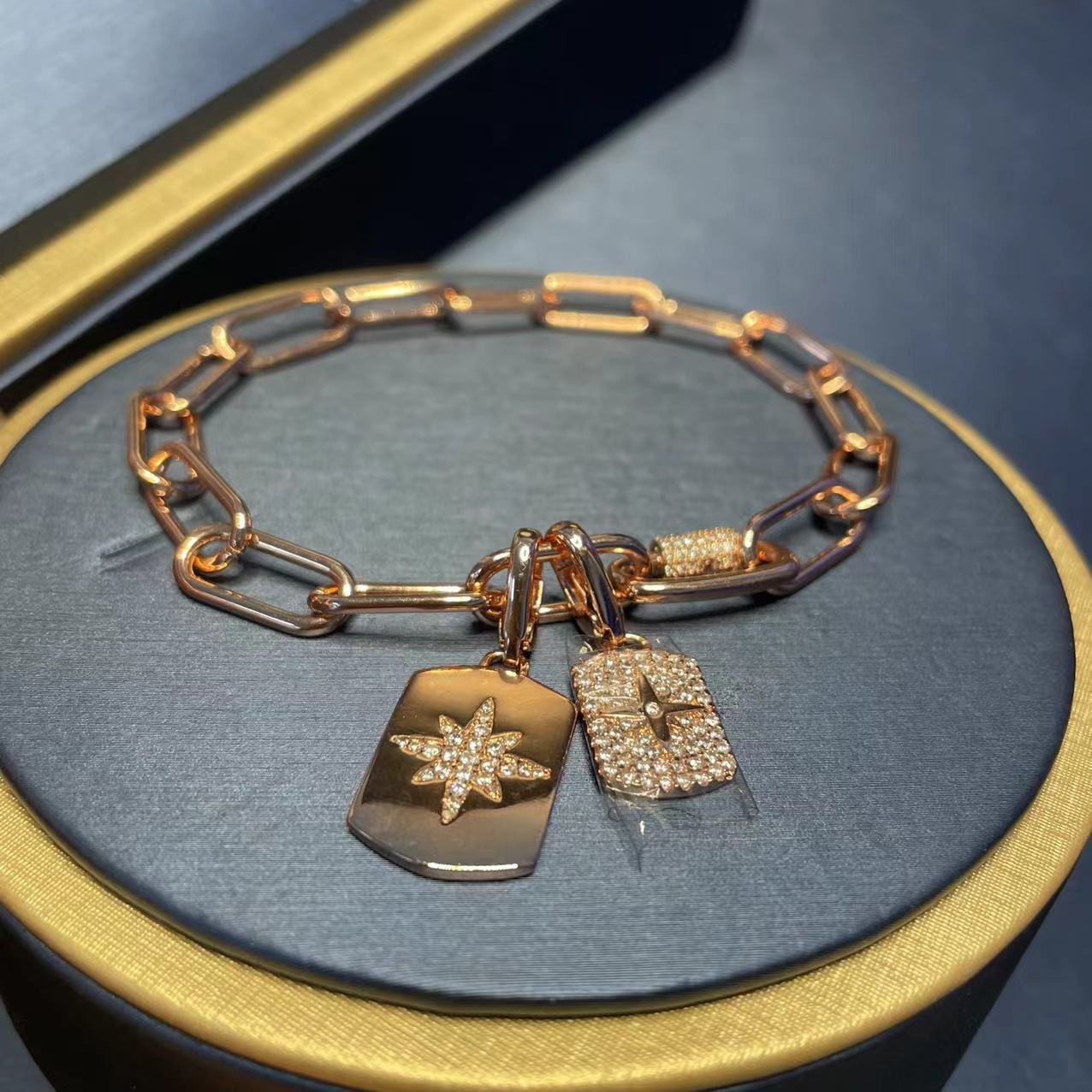 Fashion Star Copper Star Zircon Bracelets