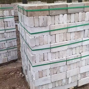 Retro Burnt Brick City Wall Brick Old Green Brick Courtyard Wall Old Brick Soil Indoor and Outdoor Wall Brick Ancient Building Exterior Wall Brick Pieces