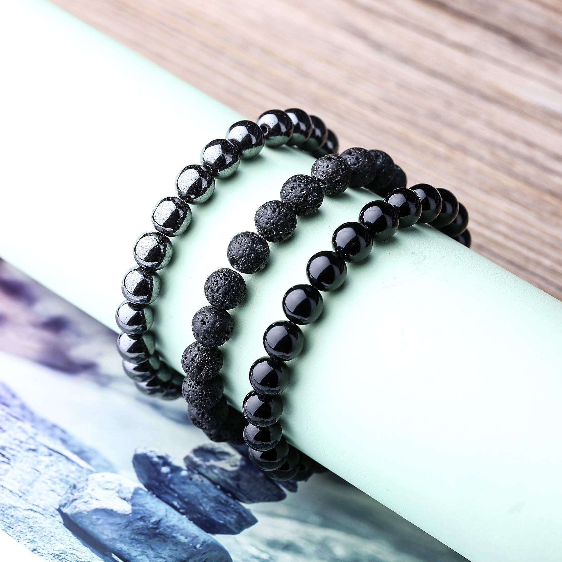 21g Weight Bracelets Classification 1 Piece Quantity Housewarming, Birthday, Festival Occasion natural stone, Agate Material Solid Color Pattern Unisex Gender Beaded Design Ethnic Style Style Ethnic Style Solid Color Natural Stone Agate Beaded Bracelets 1