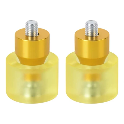 bar to protect wheels and rollers, Motorcycle bumper - yellow-ball-yellow-bushing