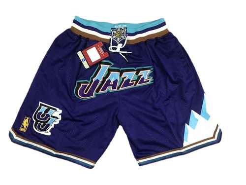 Jersey shorts Lakers Joe James Raptors Magic Heat retro dense rust pocket training pants men and women summer sports