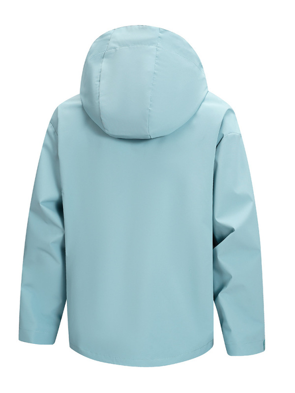 情侣登山服冲锋衣男女款外套春秋休闲宽松连帽夹克户外露营骑行服|undefined