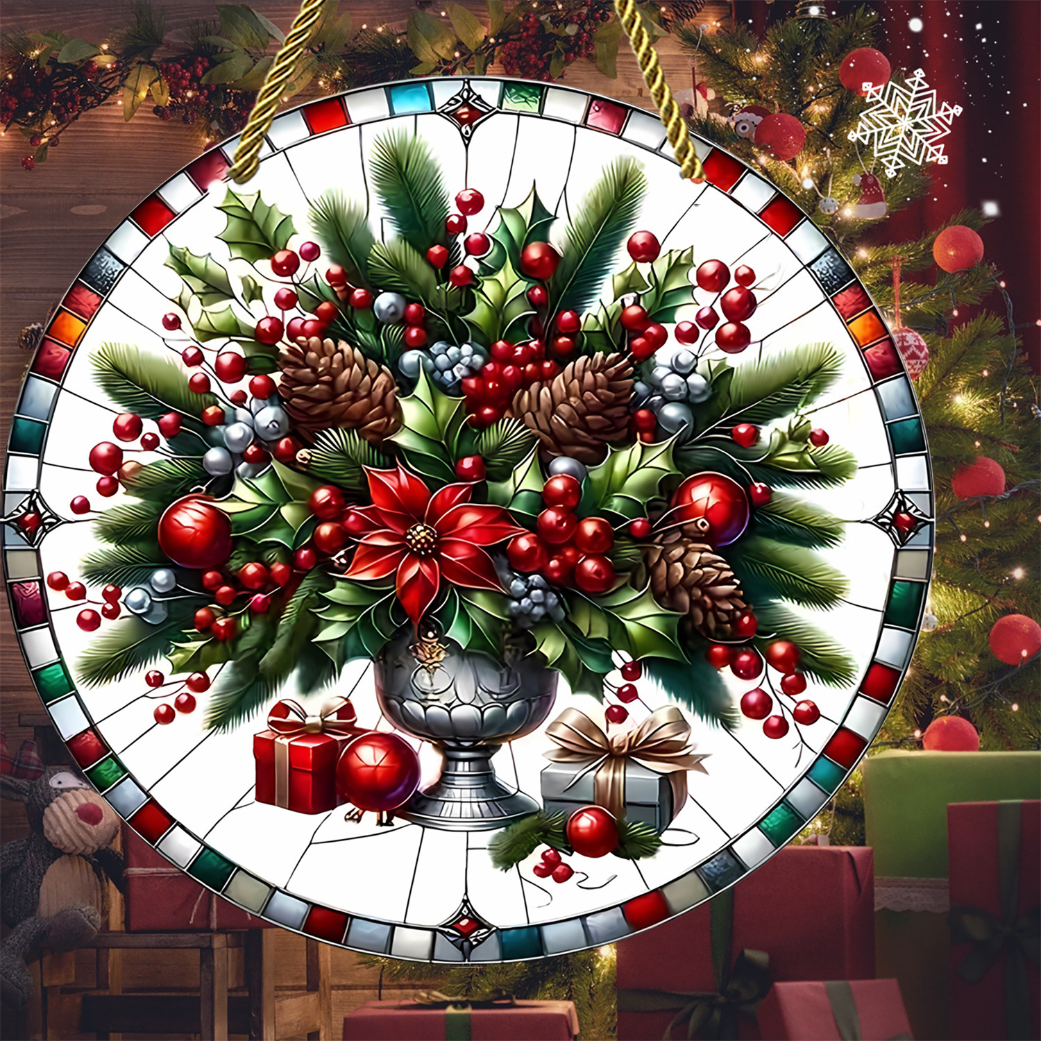 YK6014 크리스마스 꽃