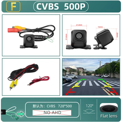 Neutral Car High-Definition Vehicle camera - double-cut-ultra-clear-ccd-cvbs-fisheye-wide-angle-lens