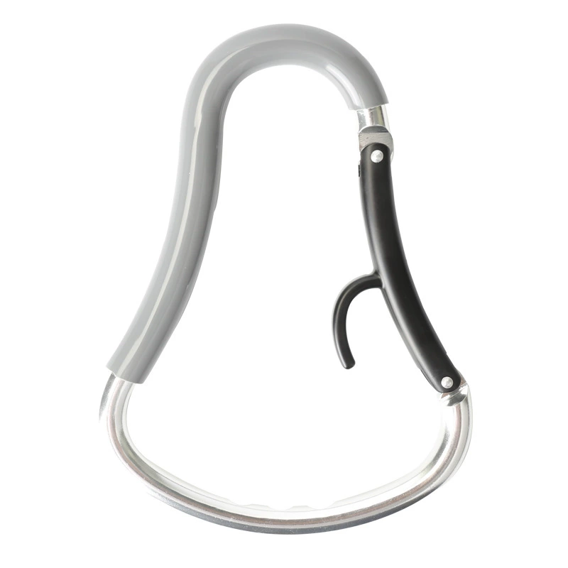 Крючок для детской коляски, большой карабин, крючок для покупок в супермаркете, крючок в форме тыквы из алюминиевого сплава, устойчивый к весу