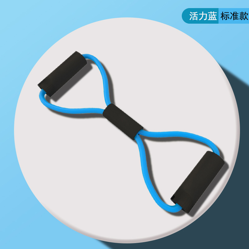 Fábrica de ocho palabras tirar de la cuerda de yoga tirar de la cuerda deportes de fitness elástico tirar cinturón abierto hombro belleza espalda 8-palabra tirar dispositivo