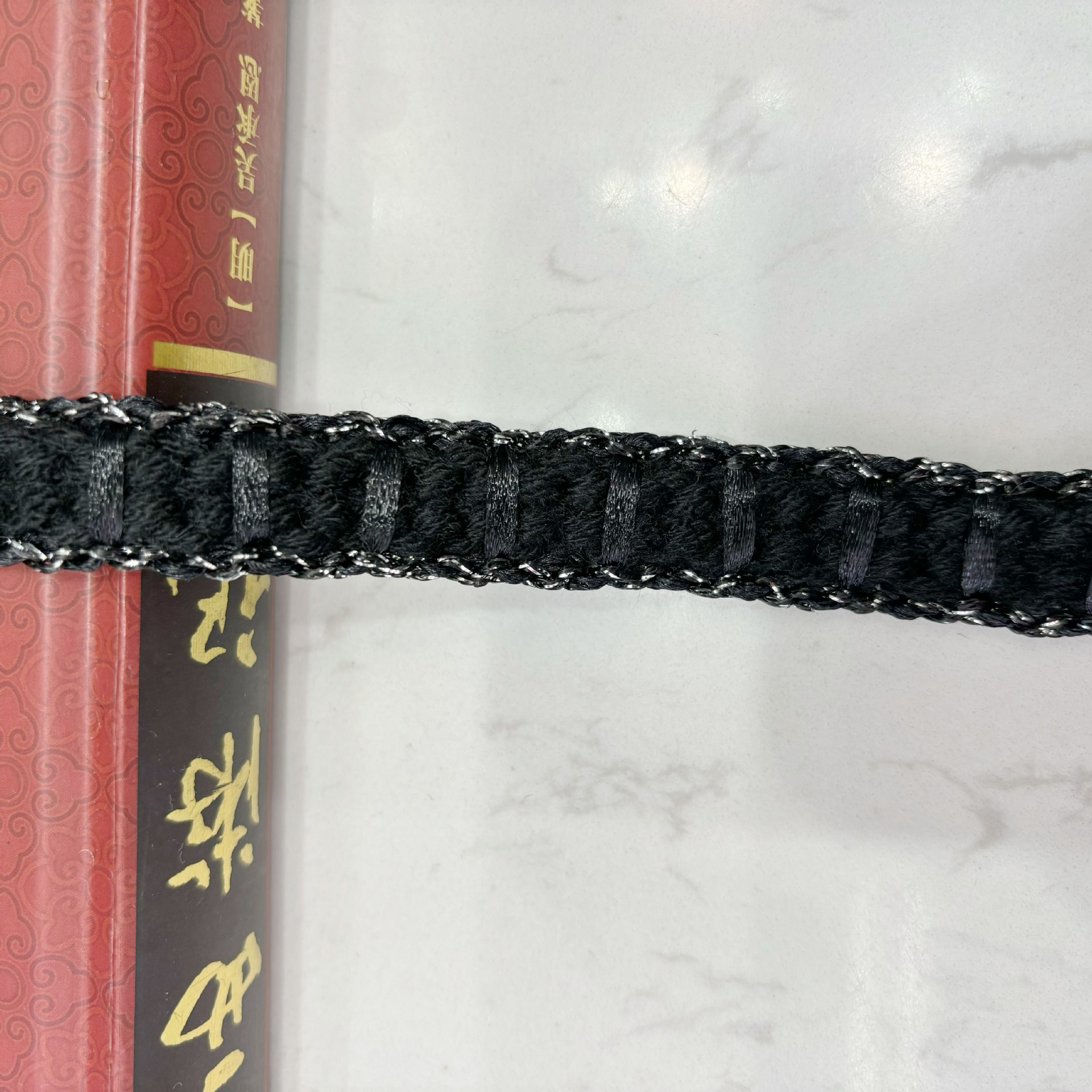 블랙 실버 모방 핸드 후크 레이스