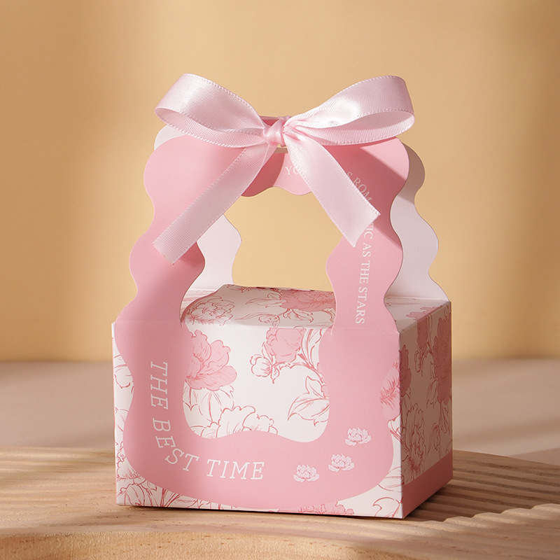 Elegant pink + pink ribbon