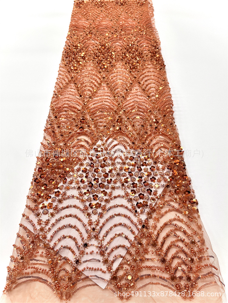 Fabricante de ropa de boda retro ligera de lujo accesorios de vestido al por mayor lotes transfronterizos tela de bordado rápido
