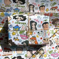 Оберточная бумага с граффити Crayon Shin-chan, оберточная бумага большого размера для подарка на день рождения, большая оберточная бумага с мультяшными граффити