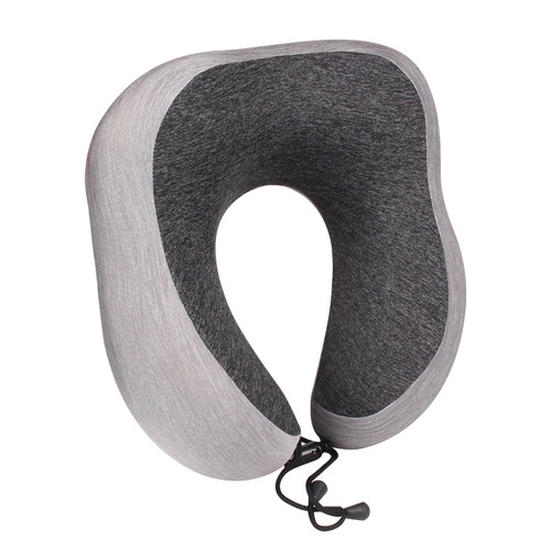 New Ice Silk U-Shaped Pillow Memory Foam Summer Cooling Neck Pillow Aircraft Portable Travel Three-piece Set U-Shaped Pillow
