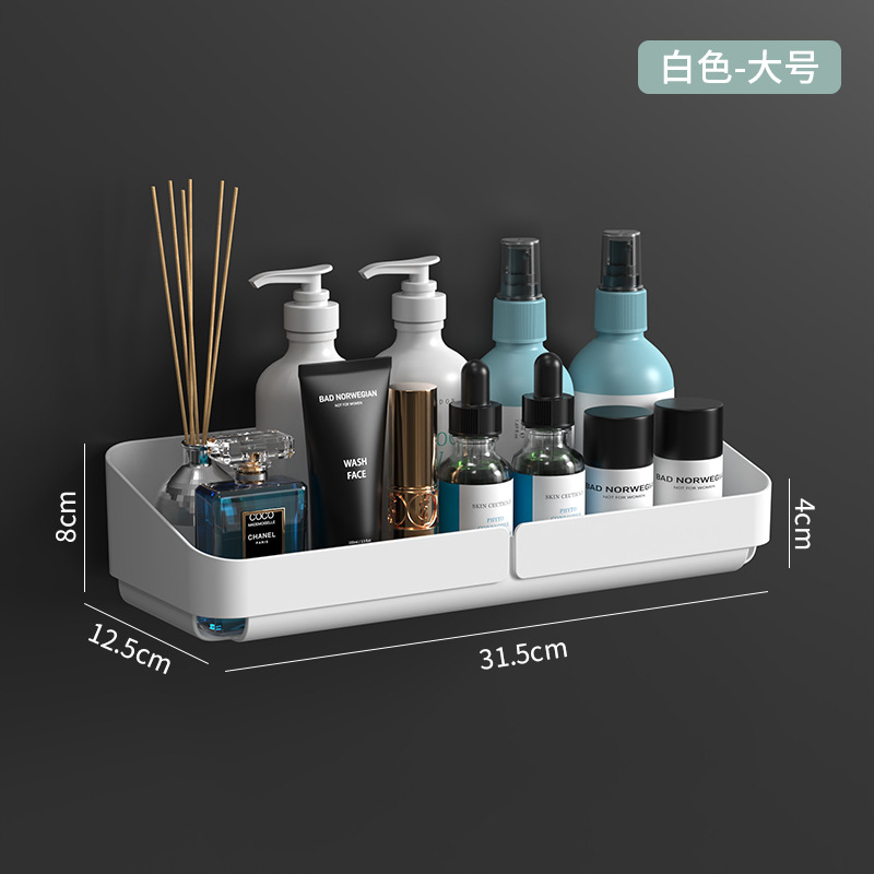 Baño Estante de almacenamiento inodoro lavabo cocina almacenamiento Punch-free baño montado en la pared