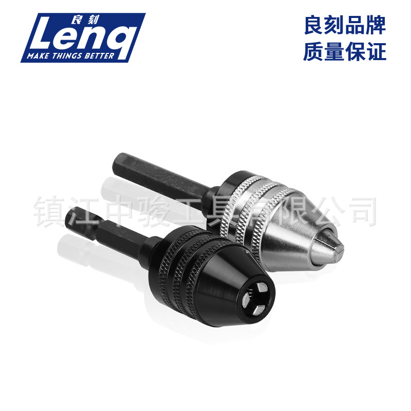 Mandril de tres mandíbulas 0,3-6,5mm de cambio rápido mango hexagonal Chuck molino eléctrico taladro Chuck ajustable