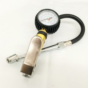Air Pressure Gauge Car Tire Inflator Tire Pressure Gauge with Inflatable Tire Pressure Monitoring Gauge Inflator Nozzle Inflatable Tire Pressure Gun