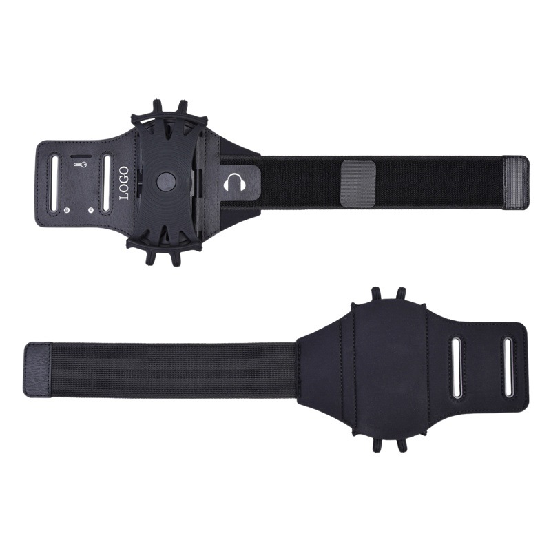 Manufacturer Wholesale 360 Sports Rotating Armband Outdoor Running Mobile Phone Arm Bag Detachable Rider Driving Mobile Phone Holder