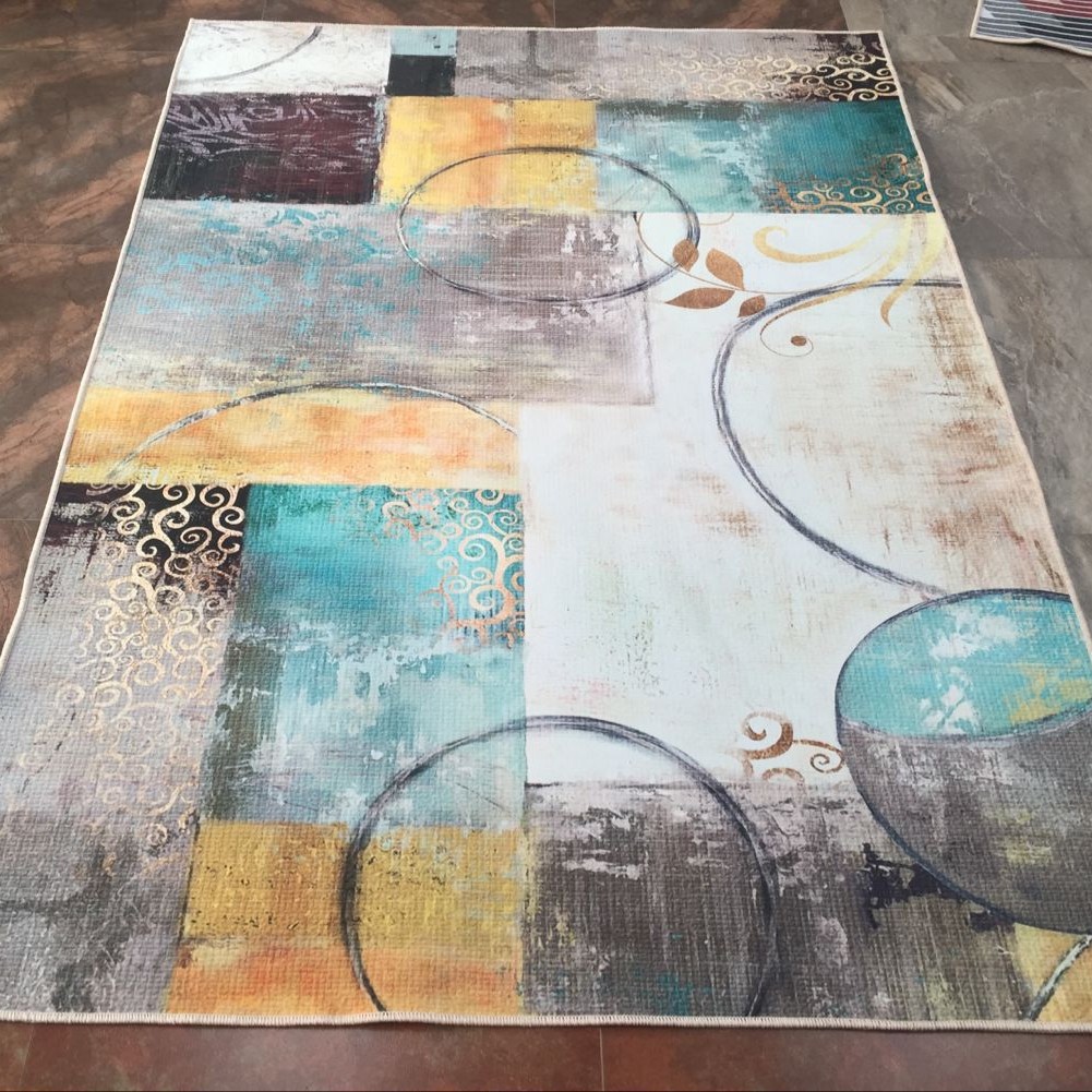 Alfombra nórdica, tapete para la sala de estar, alfombra de fácil cuidado para el hogar, tapete para sofá y mesita de noche, alfombra grande para dormitorio que cubre toda la superficie.