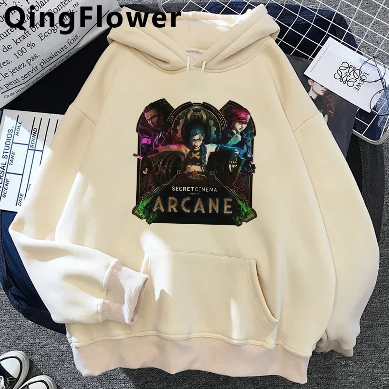 Arcane Jinx Hoodies Male Overseas Setwear Men Hoody Sweatsh