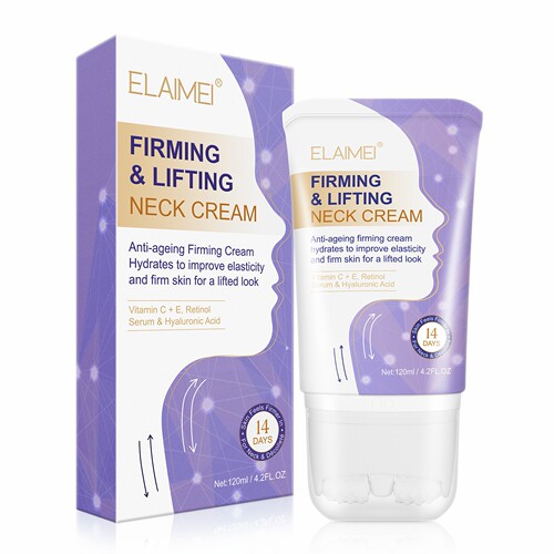 ELAIMEI Elastic Firming Neck Cream Double Roller V-shaped Neck Beauty Cream Diminishes Neck Lines Lifts and Firms Neck Lines Neck Cream
