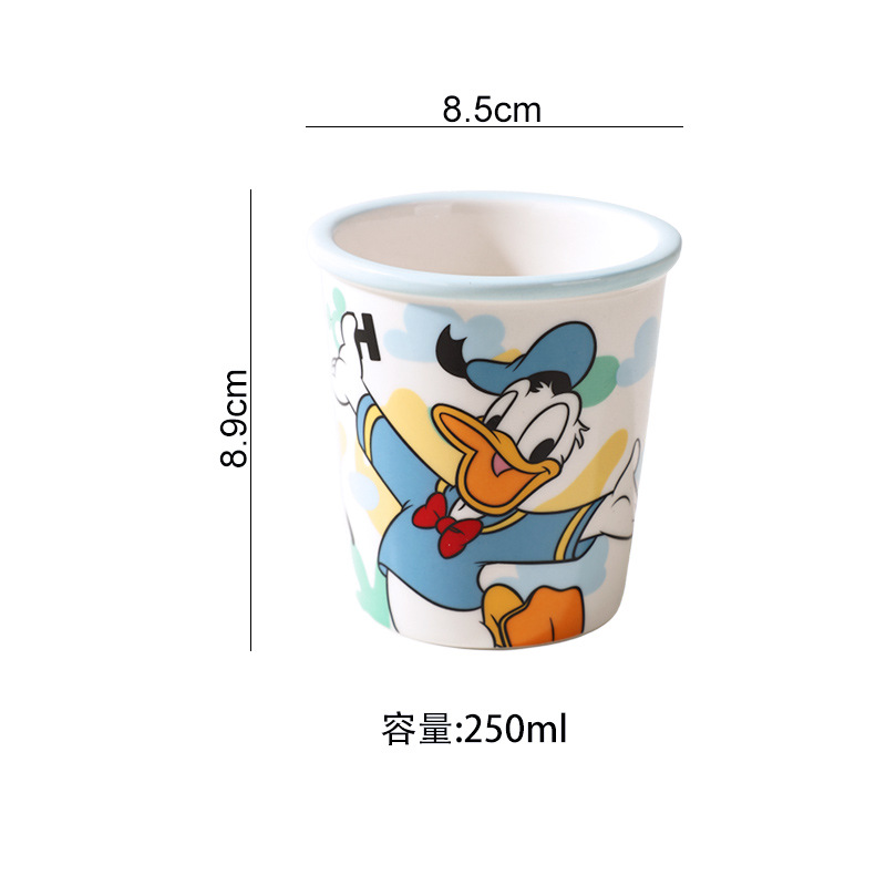 Disney Girls High Value Ceramic Ice Creative Nicho Diseño Casario Ice Cream Kids Dessert Cups