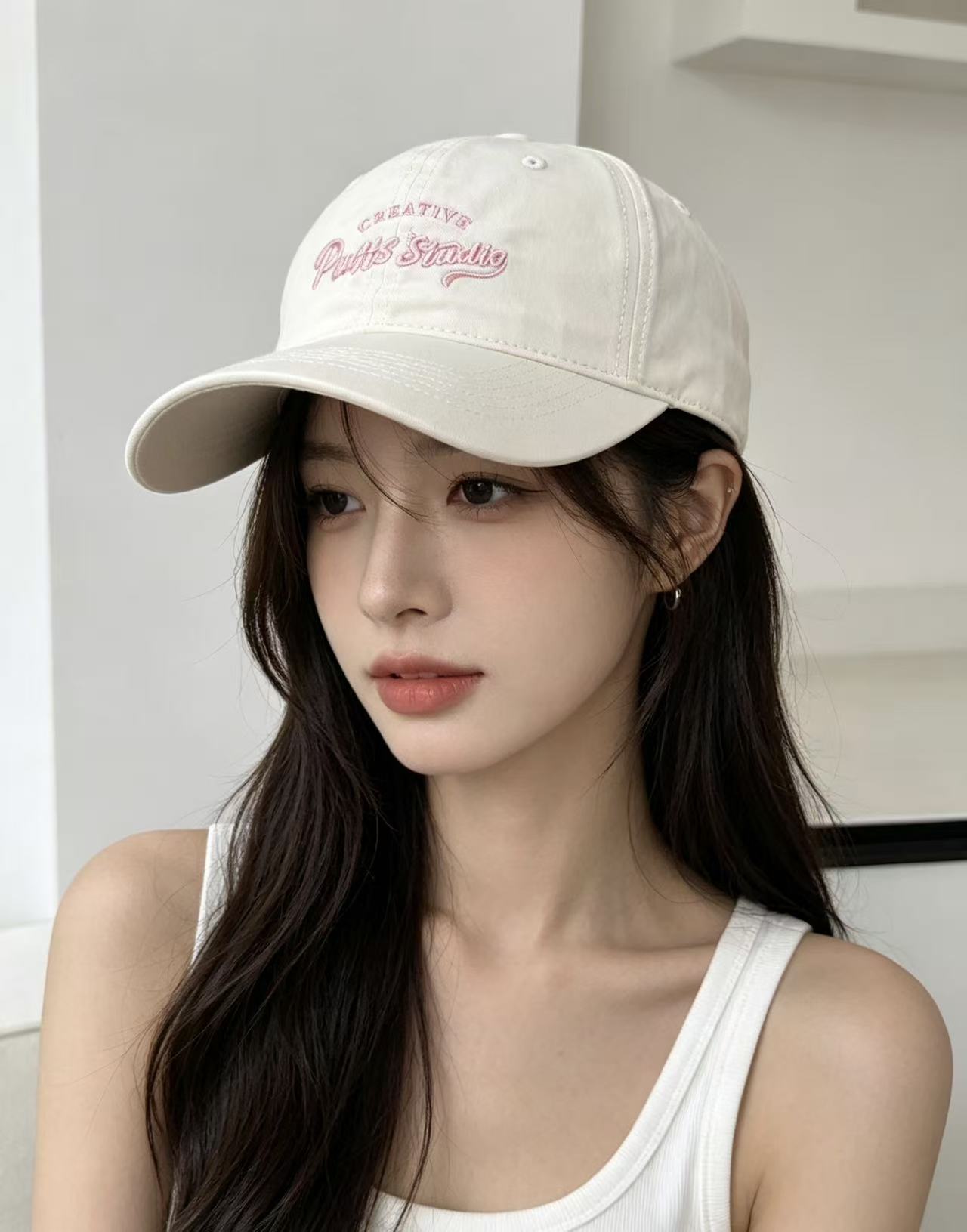 Korean-style neutral vintage soft-top premium water-washed cotton baseball cap men's fashion commuter sun-visor duck-bill cap couple trendy