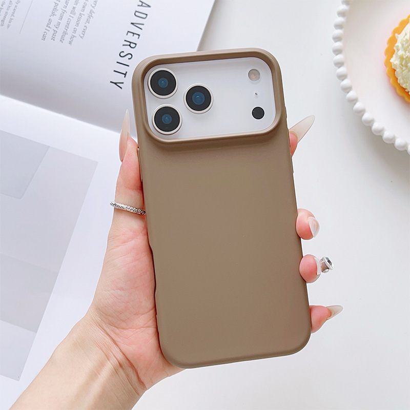 Appleの高級液体シリコン携帯電話ケースは、iphone17promax携帯電話ケース、軽くて豪華なハイエンド携帯電話ケースに適しています。|undefined