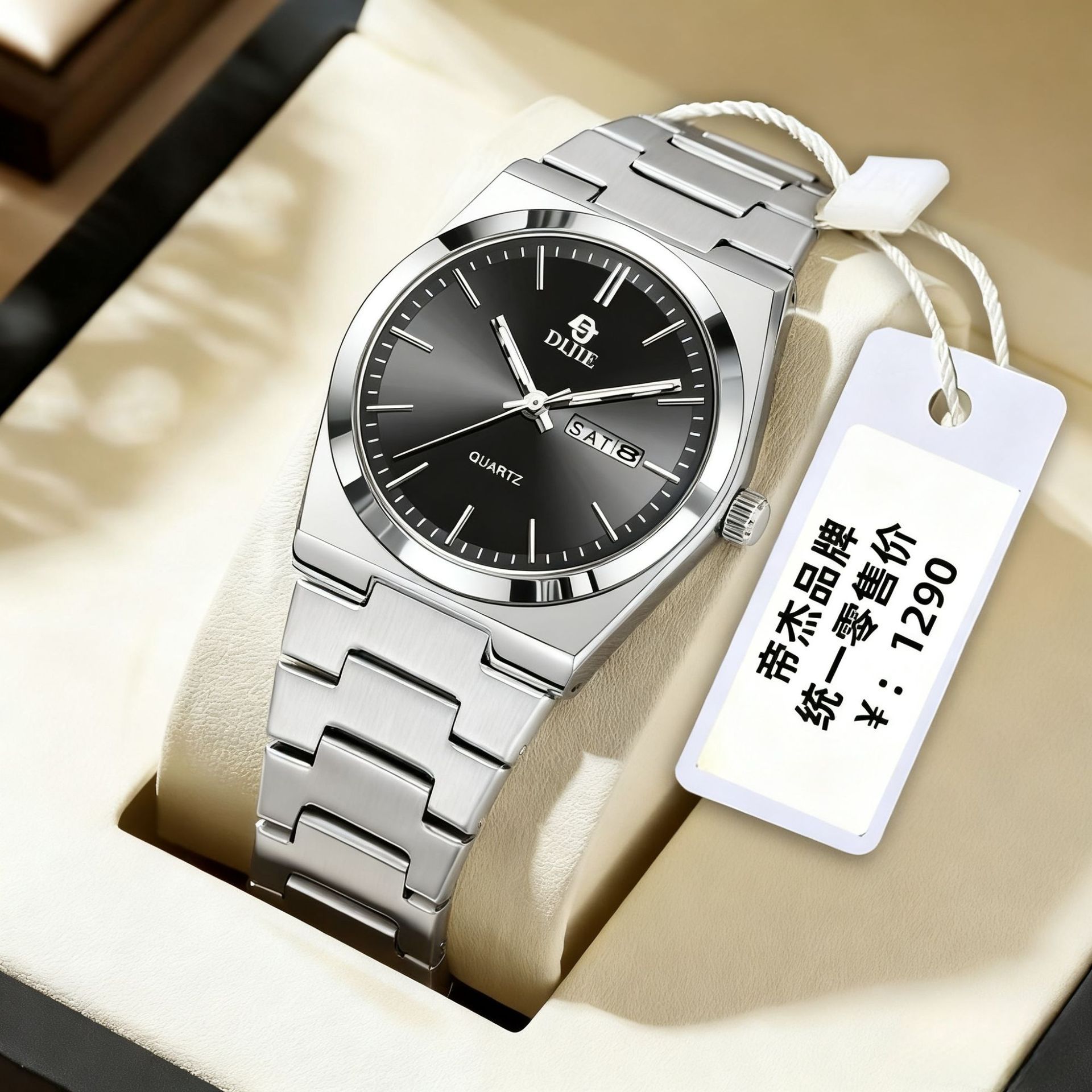 New Style, Simple, Handsome, High-End, Popular, Ultra-Thin Men's Watch, Non-Mechanical Watch, Quartz Watch