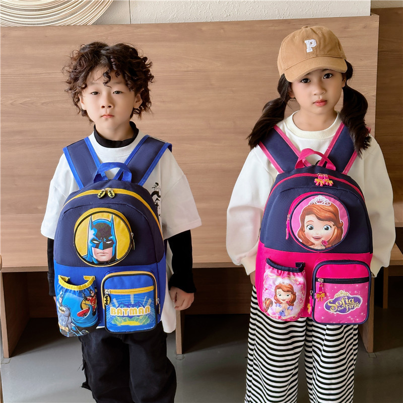 Nueva mochila de jardín de infantes Spider-Man de dibujos animados de 3-8 años de edad los niños preescolares mochila de primer grado