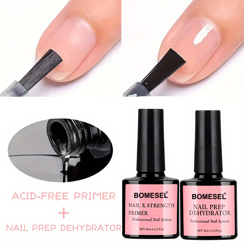 Deshidratantes y imprimación de uñas libres de ácido Preparación de uñas naturales Deshidratantes y imprimación de unión libre de acetona