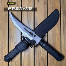 跨境热销户外求生军刀特种战术小直刀高硬度刀具野营生存水果刀