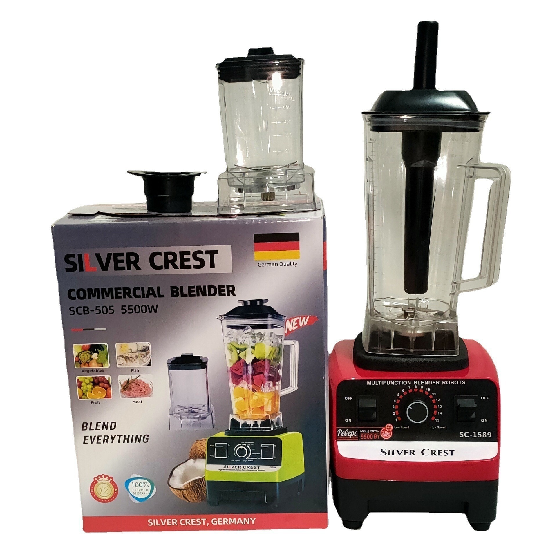 Licuadora Multifuncional Doméstica 220V de Gran Capacidad para Cocina