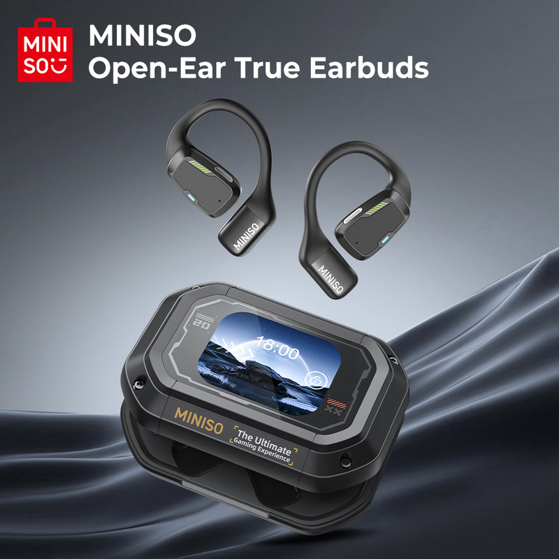 Miniso M98 Wireless Bluetooth Headset Ows Full-Color Touch Screen Enc Noise Reduction Gaming Sports Translation Headset Miniso M98 Wireless Bluetooth Headset Ows Full-Color Touch Screen Enc Noise Reduction Gaming Sports Translation Headset