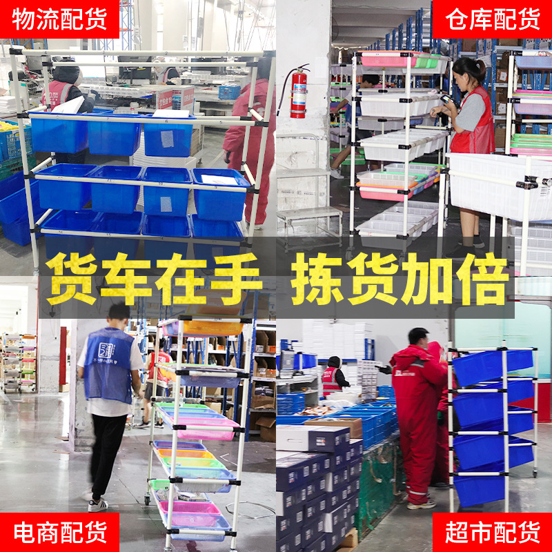 電動倉庫搬送車、多層配送・仕分け車、物流搬送車、宅配便資材選別車、ライン棒選別ツール車