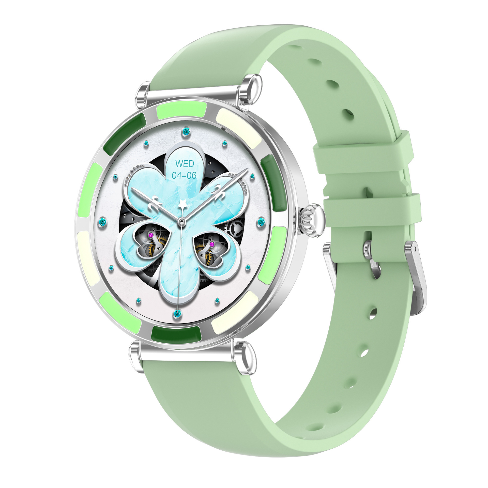 P61 Smart Watch Women's Bluetooth Call Watch Blood Pressure Heart Rate Blood Oxygen Sports Music Smart Watch