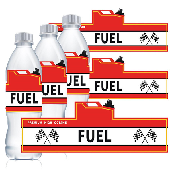 Cross-border racing fuel tank water bottle stickers racing theme…