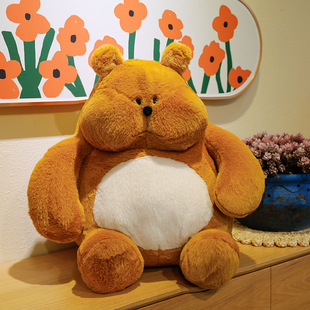 Net red chubby bear plush toys cross-border foreign trade wholesale children's dolls cartoon bear dolls wholesale