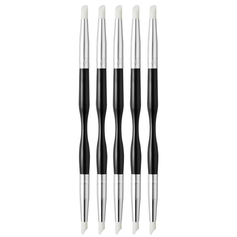工場直売5本シリカゲルペンネイル透かし彫り彫刻エンボスカラー絵画ペン陶泥粘土軟陶工具|undefined
