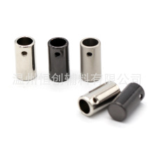 16.5x8.5mm孔6mm螺丝固定金属吊钟圆柱单孔锌合金穿绳扣绳尾扣