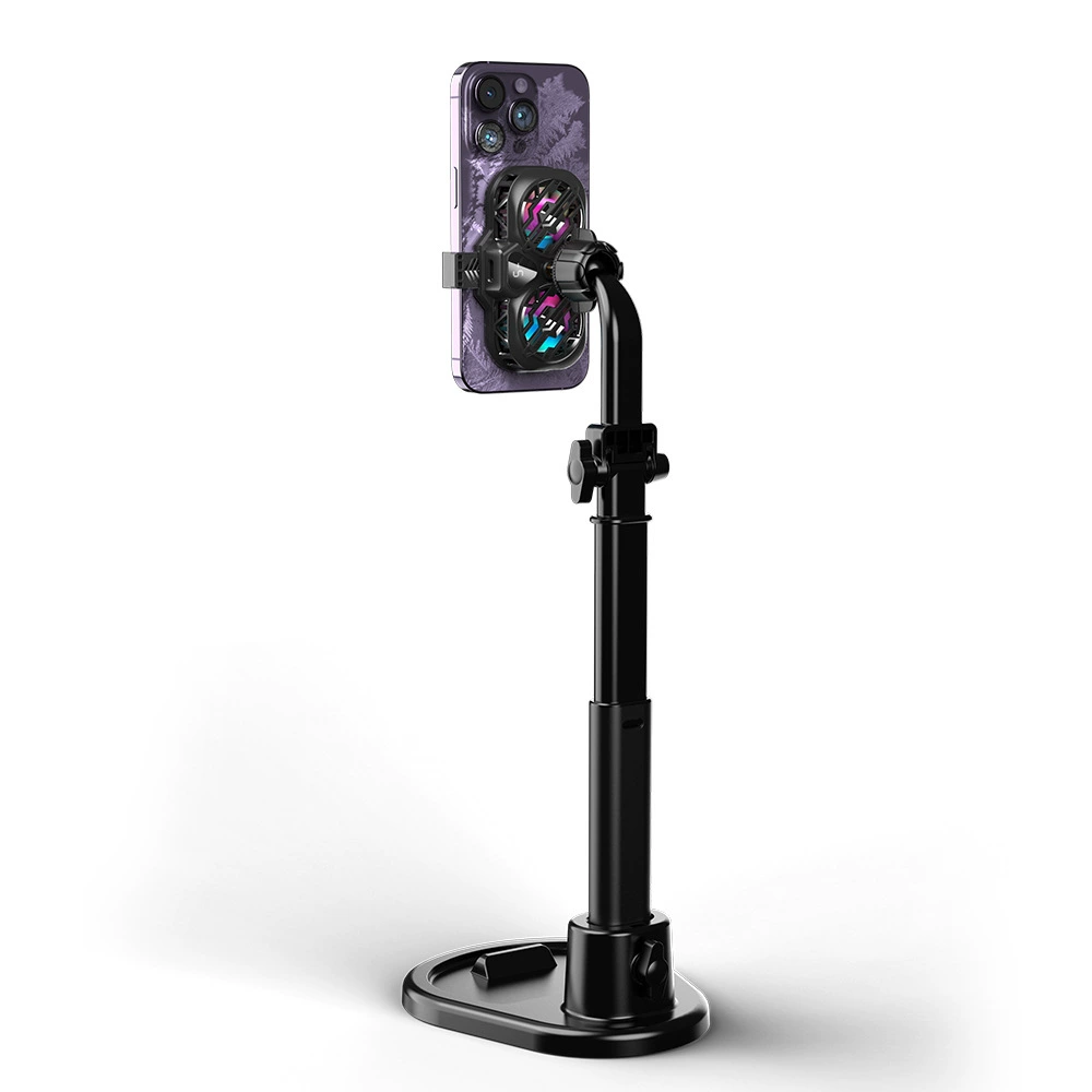 2024 new K11 mobile phone radiator twin turbine semiconductor number showing live broadcast three -speed temperature control can be switched and switching refrigeration