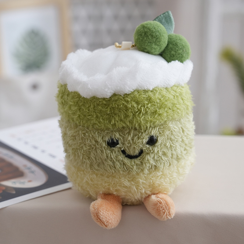 インターネットセレブかわいいグラデーションチェリーケーキぬいぐるみペンダント誕生日ギフト人形人形バッグペンダントホリデーギフト|undefined